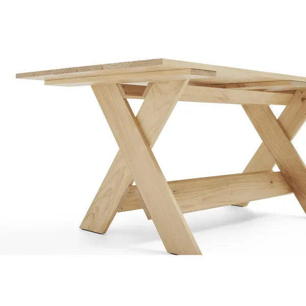 Crate Dining Dining Table L230 Lacquered Pine