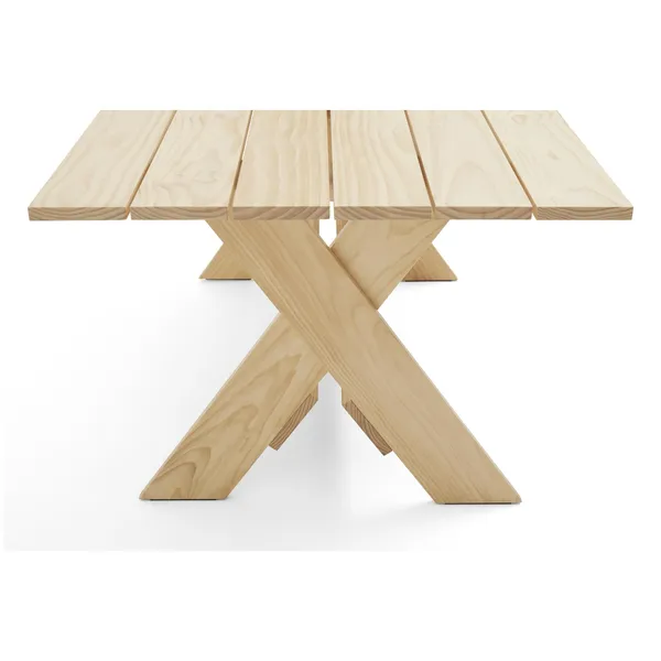 Crate Dining Dining Table L230 Lacquered Pine