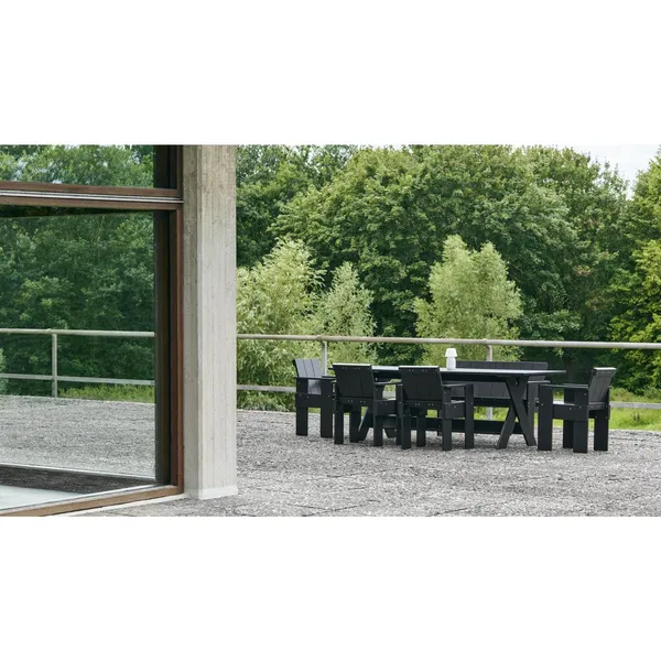 Crate Dining Dining Table L230 Lacquered Pine