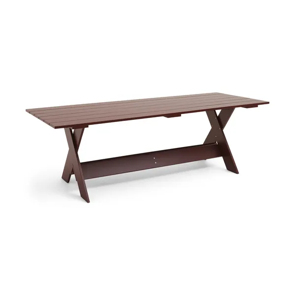 Crate Dining Dining Table L230 Iron Red