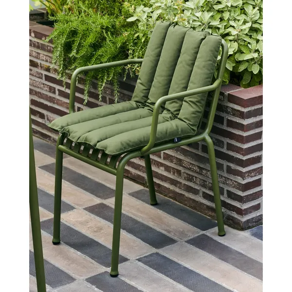 Palissade Soft Quilted Pude Til Dining Stol Med Armlæn Antracit