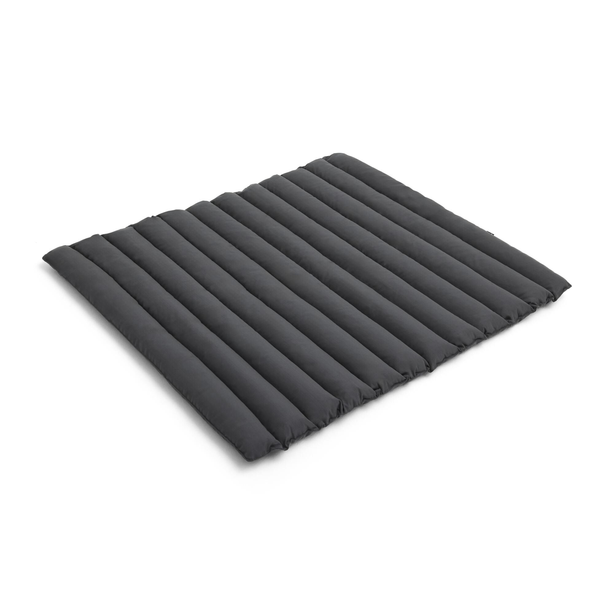 Coussin matelassé doux Palissade pour canapé lounge, couleur anthracite clair