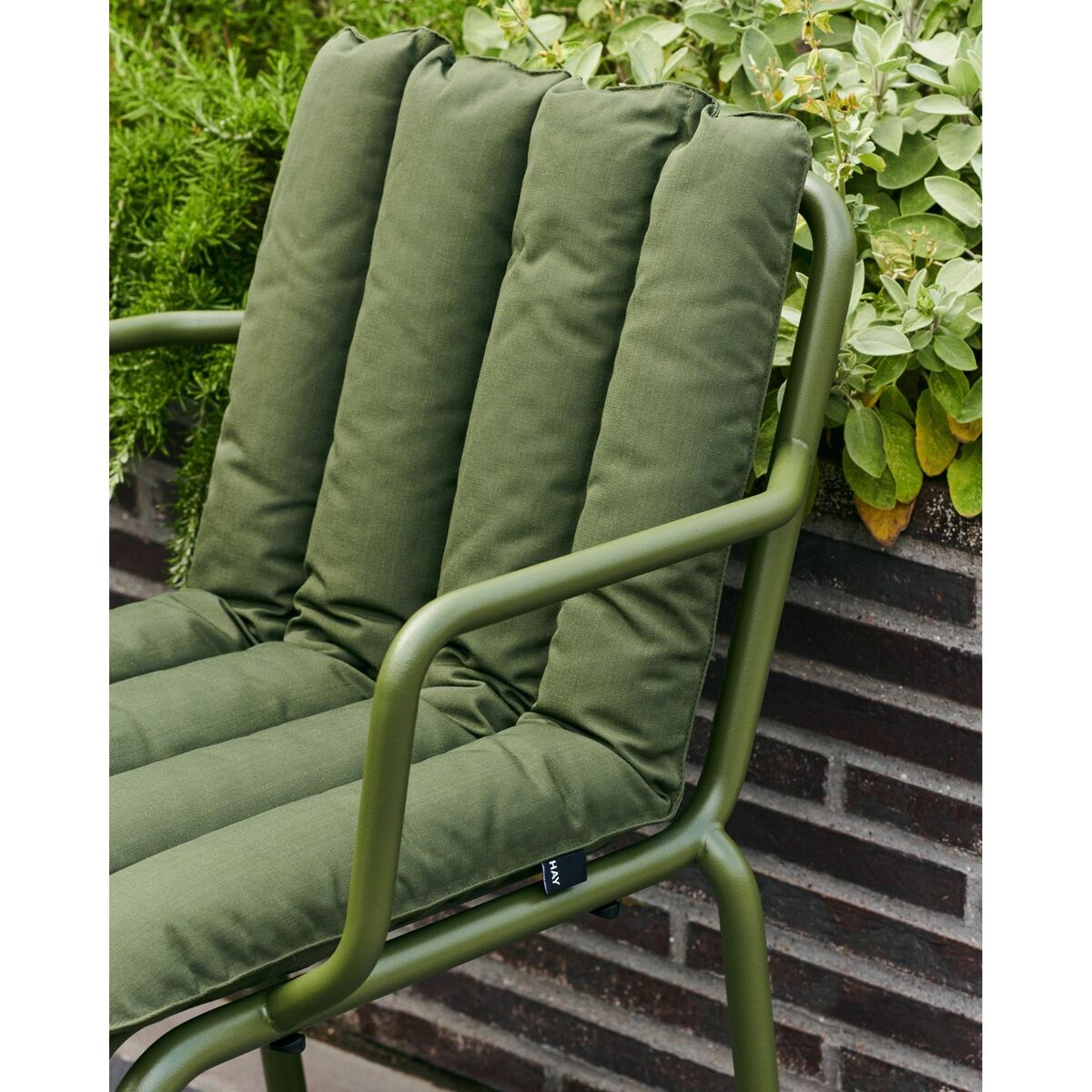 Palissade Soft Quilted Pude Til Lænestol Høj Sky Grey
