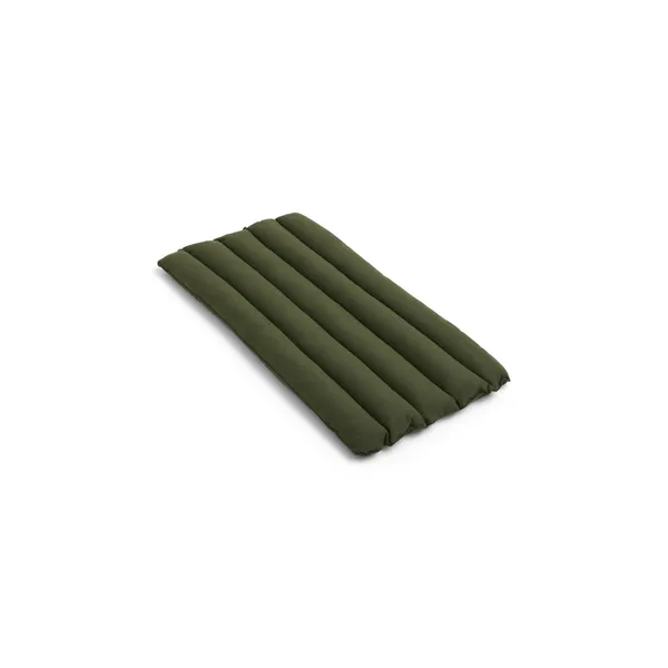 Cojín acolchado suave Palissade para sillón, color verde oliva.