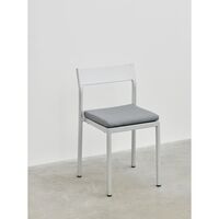 Cojín Tipo Silla para Mesa de Comedor Plata