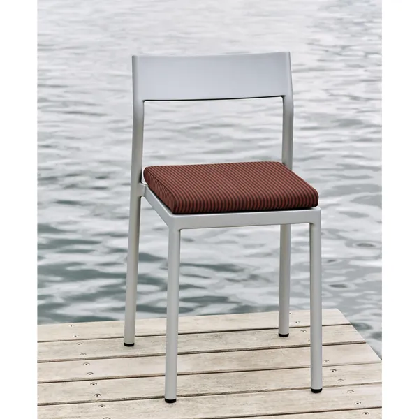 Type Cushion for Dining Table Chair Orange- Brown Striped