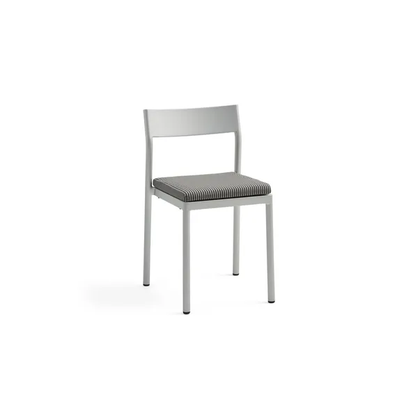 Type Cushion for Dining Table Chair Gray- Black Striped