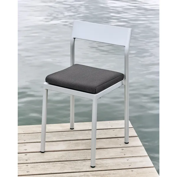 Type Cushion for Dining Table Chair Gray- Black Striped