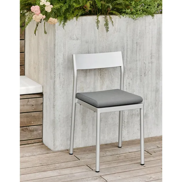 Type Cushion for Dining Table Chair Gray- Black Striped