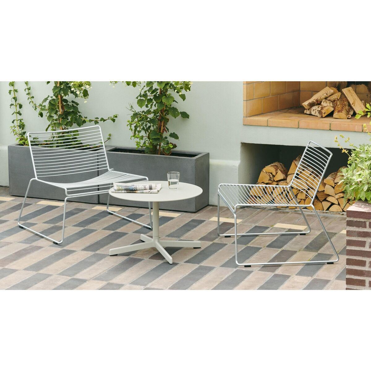 Hee Armchair Hot Galvanized