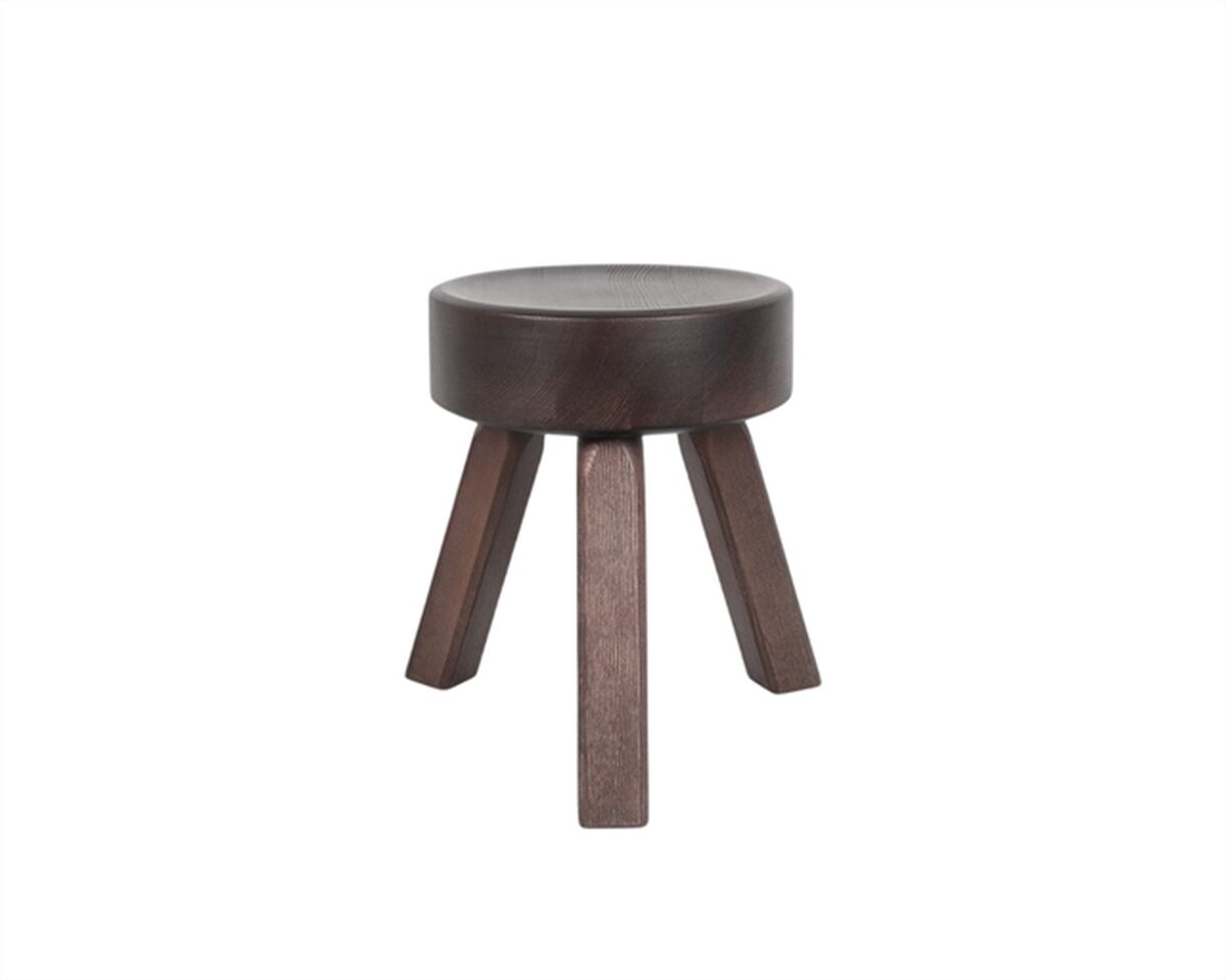 Tabouret AML en Pin Foncé