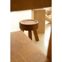 Tabouret AML en Pin Foncé