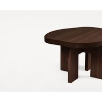 Farmhouse Pond Side Table Dark Oak
