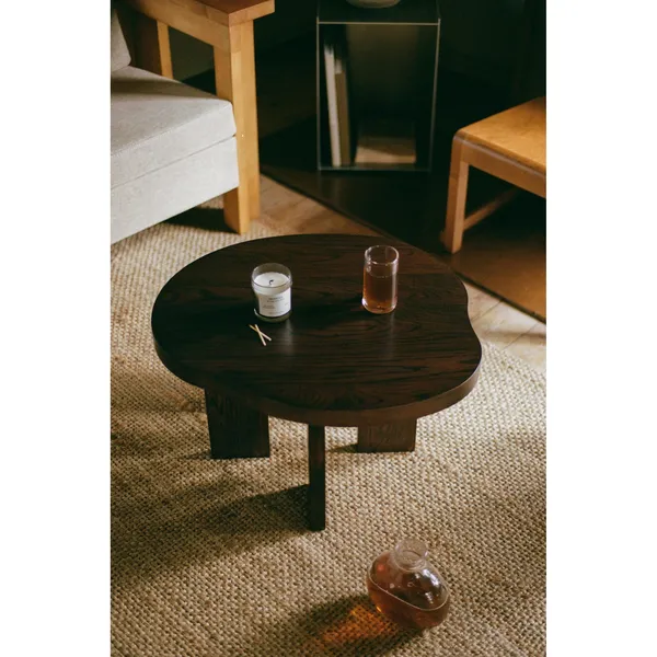 Farmhouse Pond Side Table Dark Oak
