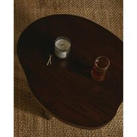Farmhouse Pond Side Table Dark Oak