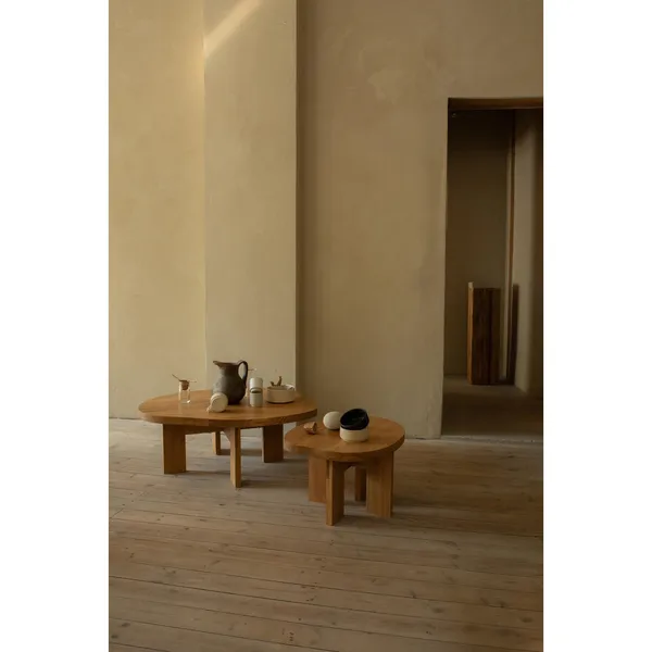 Farmhouse Pond Side Table Dark Oak