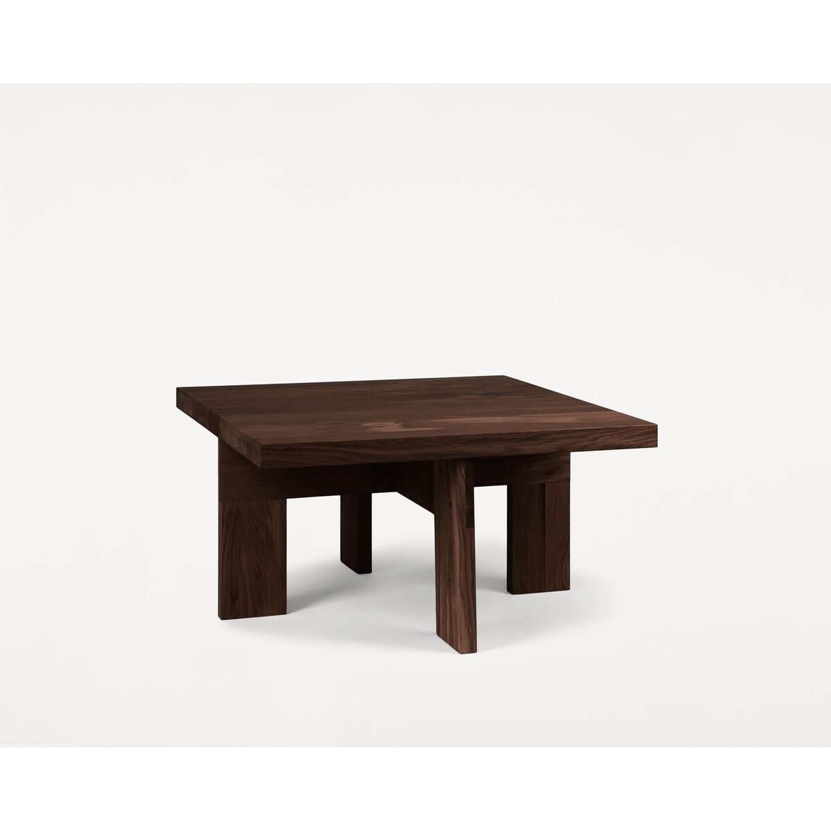 Farmhouse Square Coffee Table Dark Oak
