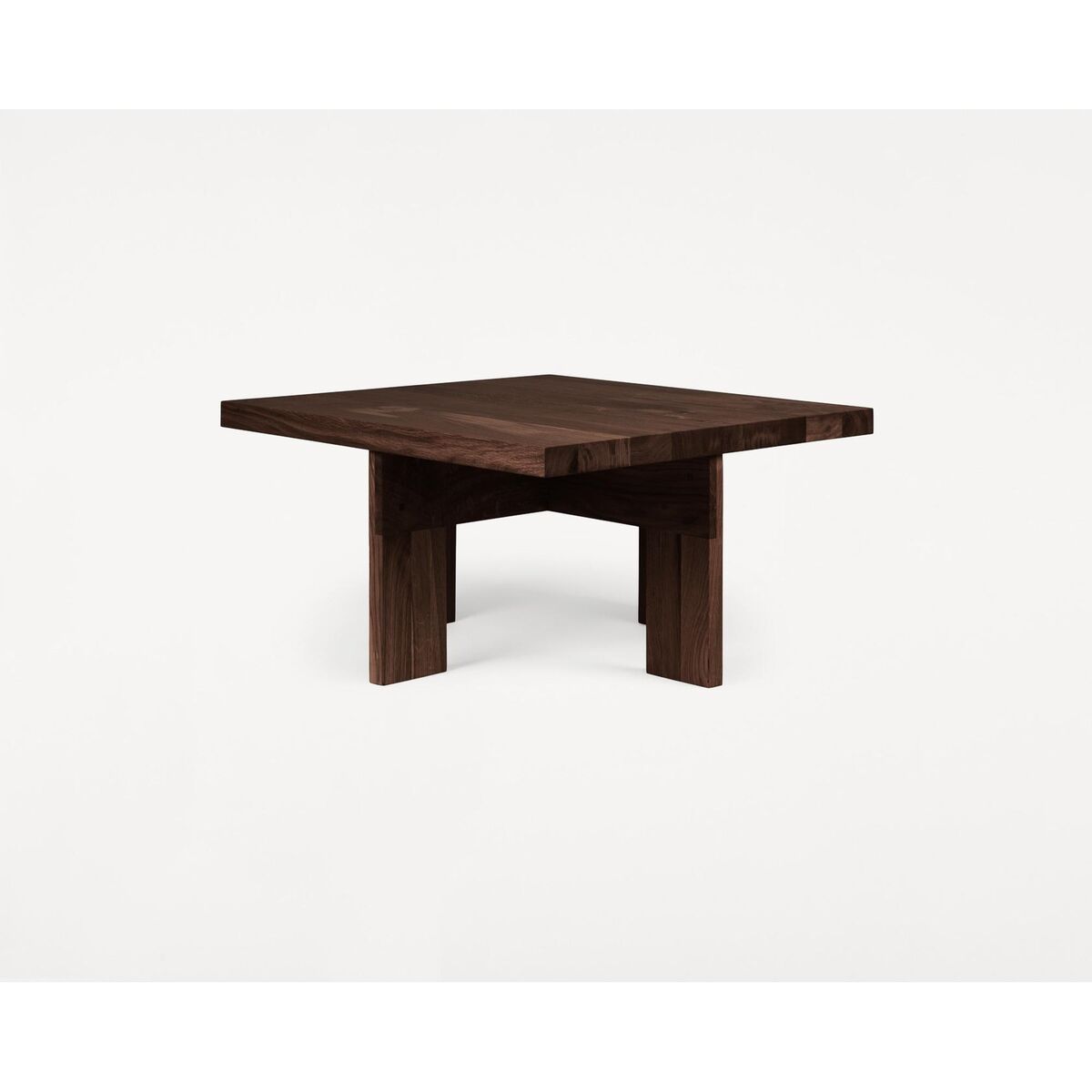 Farmhouse Square Coffee Table Dark Oak