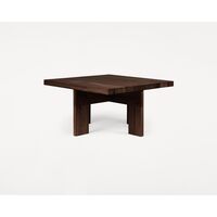 Farmhouse Square Coffee Table Dark Oak
