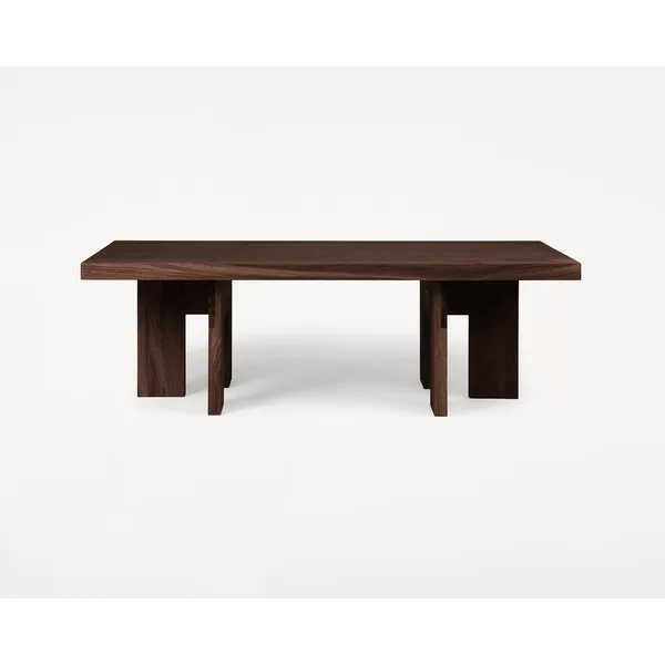 Farmhouse Rectangle Coffee Table Dark Oak