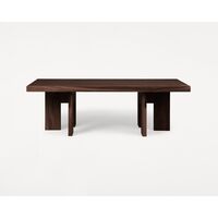 Farmhouse Rectangle Coffee Table Dark Oak