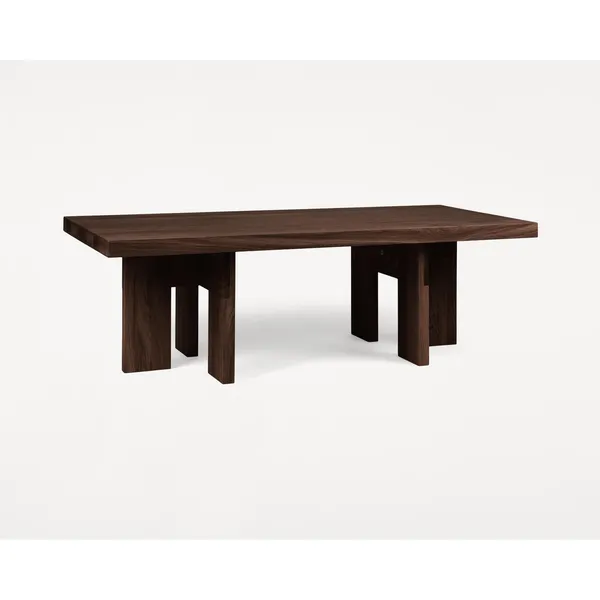 Farmhouse Rectangle Coffee Table Dark Oak
