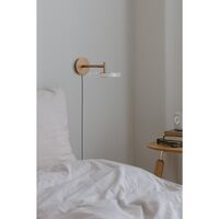 Asteria Wall Lamp Short Shade Orange
