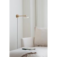 Asteria Wall Lamp Long Shade Rose