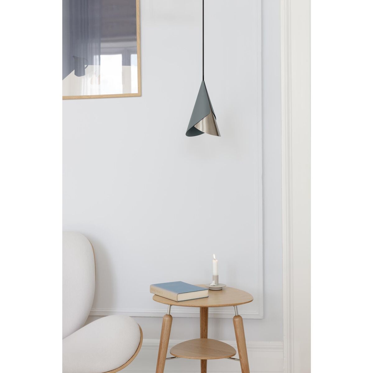 Cornet Shade Slate/ Brass