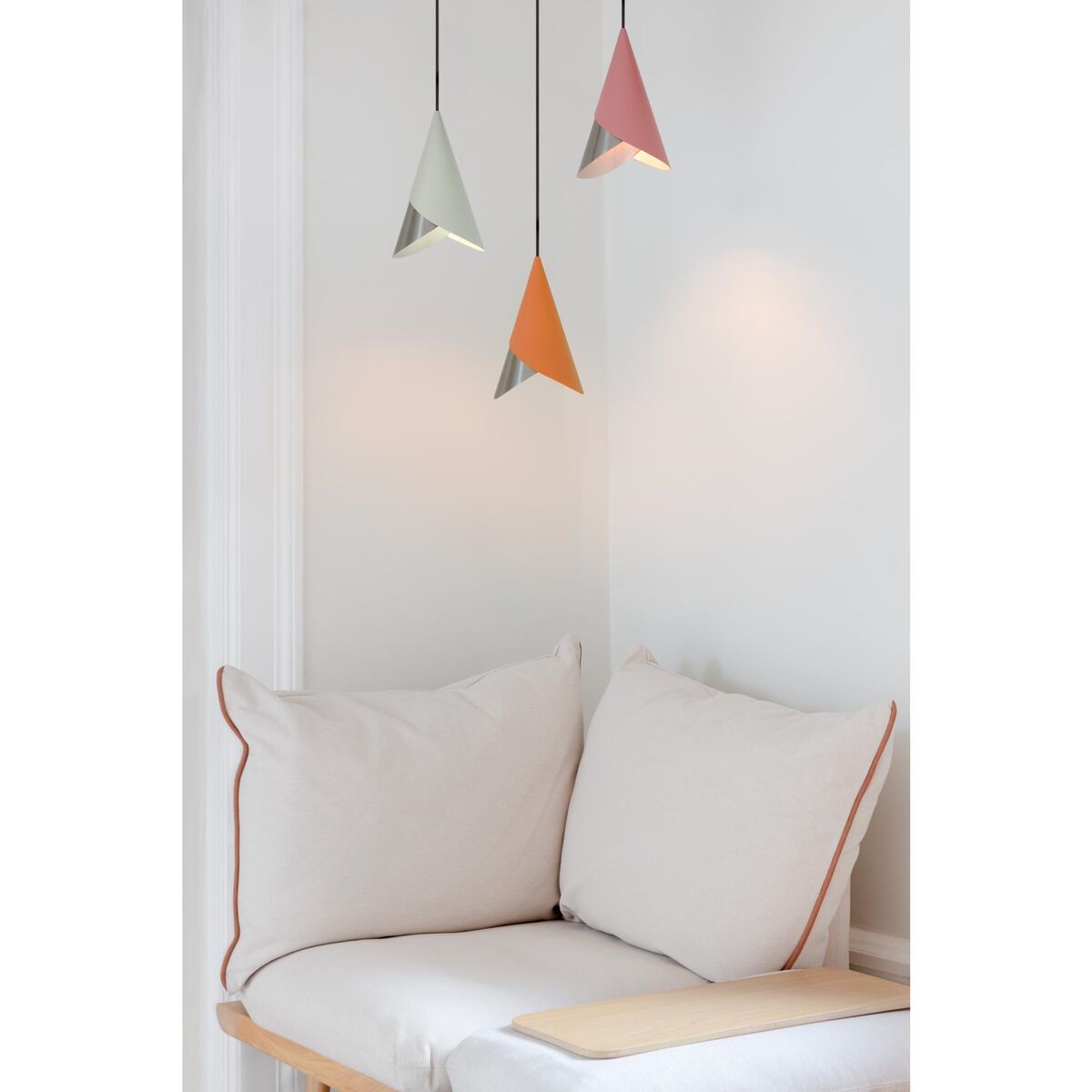 Cornet Shade Slate/ Brass