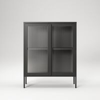 Store Armoire 90x110 cm Gris Anthracite