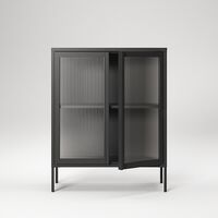 Store Armoire 90x110 cm Gris Anthracite