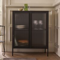 Store Armoire 90x110 cm Gris Anthracite