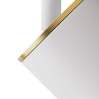Edgespot Single 65 Spot White/Brass
