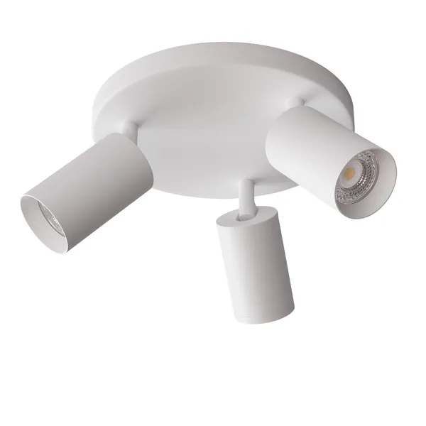 Canspot 55 Triple Round Spot White