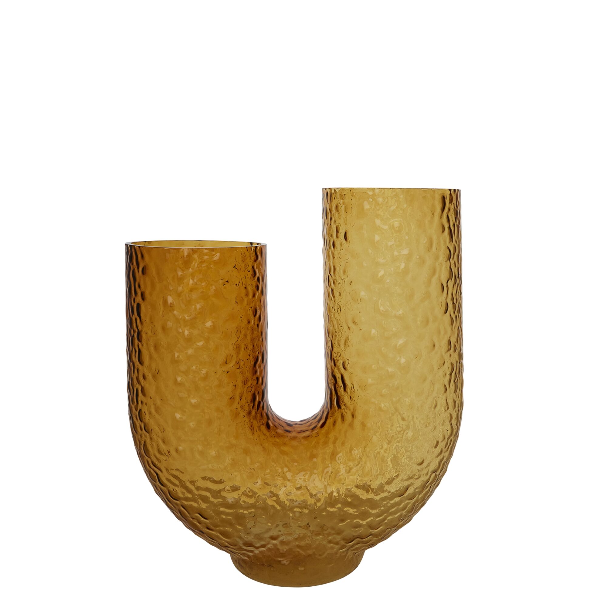 ARURA Hohe Vase Bernstein