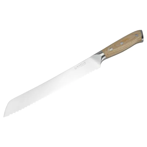 European Brotmesser 23 cm Helles Holz