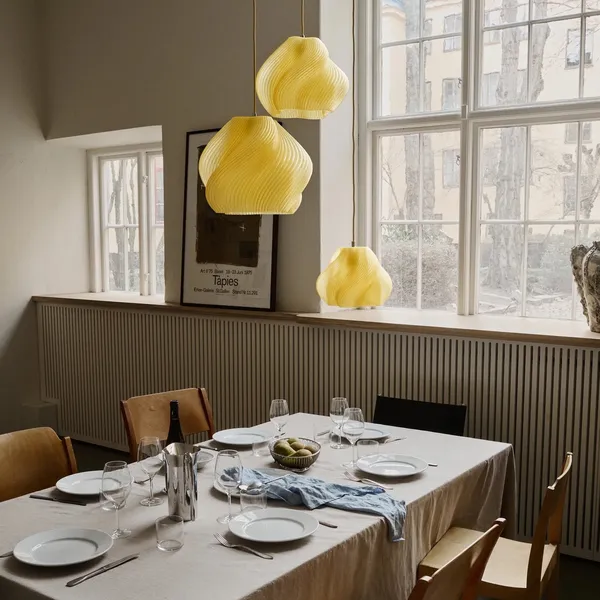 Crème Atelier Soft Serve 02 Pendant Limoncello Sorbet/ Chrome