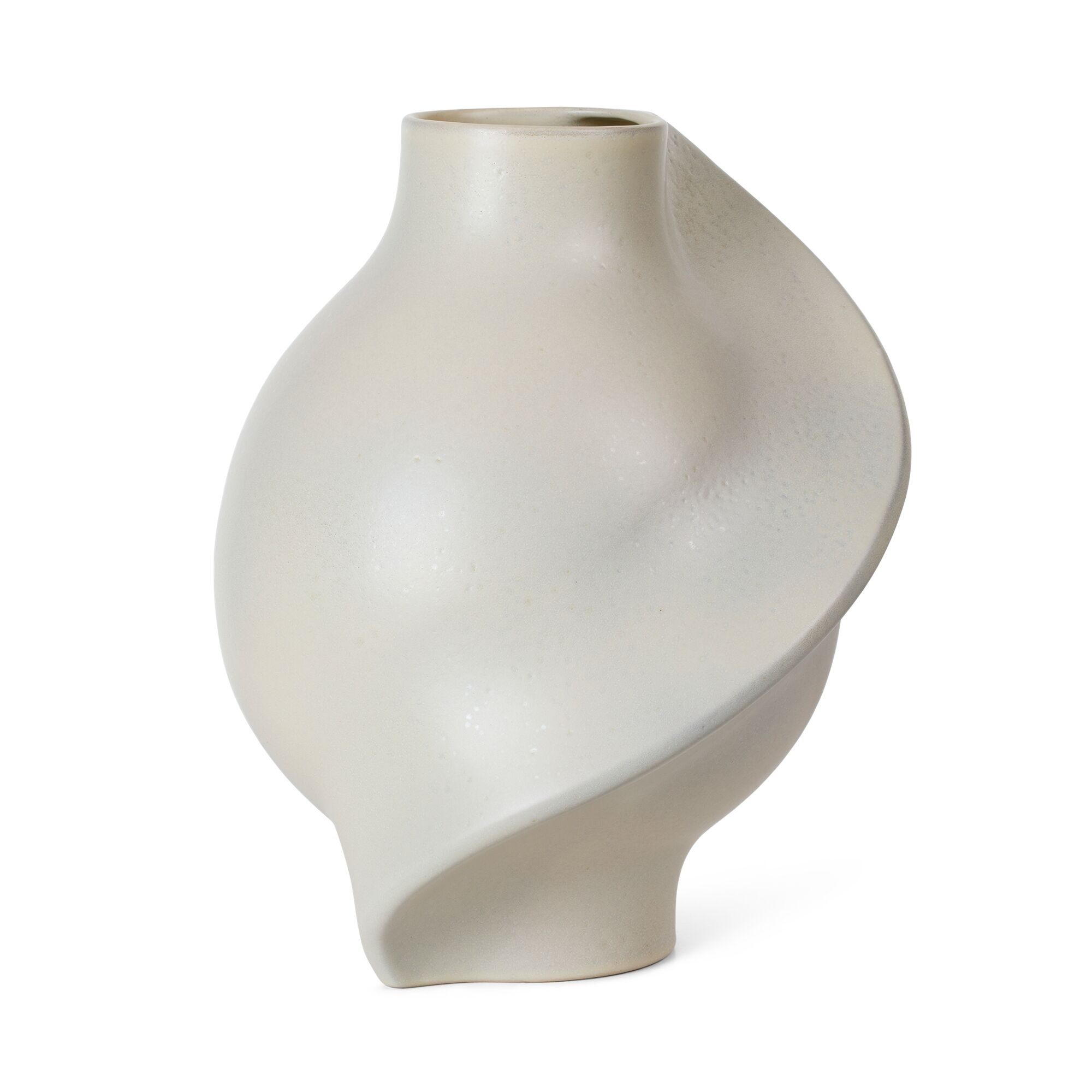 Vase Ceramic Pirout 02 à Glaçure Vintage