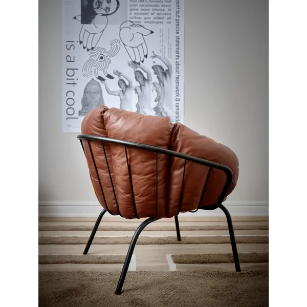 Same Easy Armchair Black/ Brown