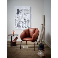 Same Easy Armchair Black/ Brown