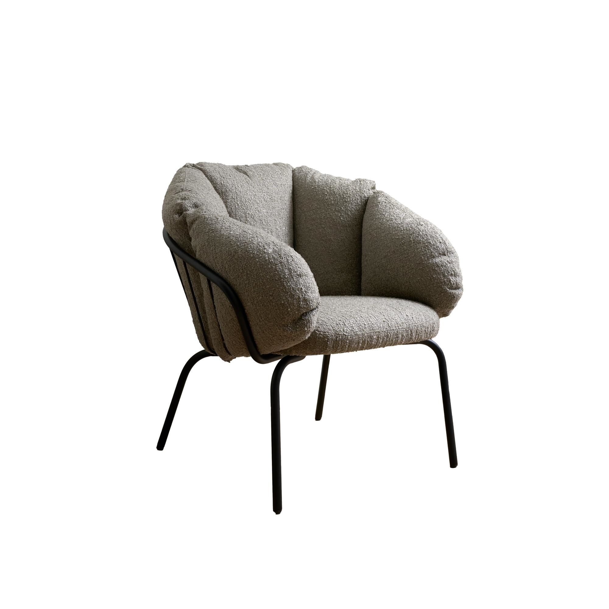 Same Easy Lnestol Sort/Taupe