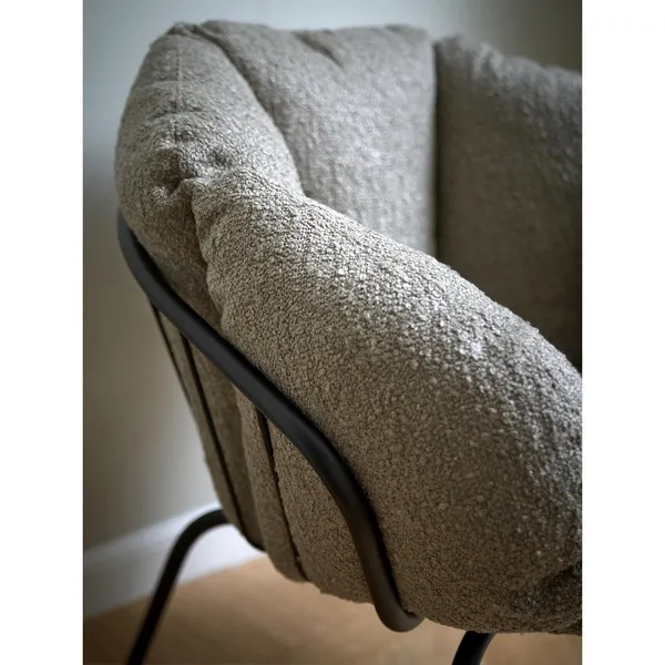 Same Easy Armchair Black/ Taupe