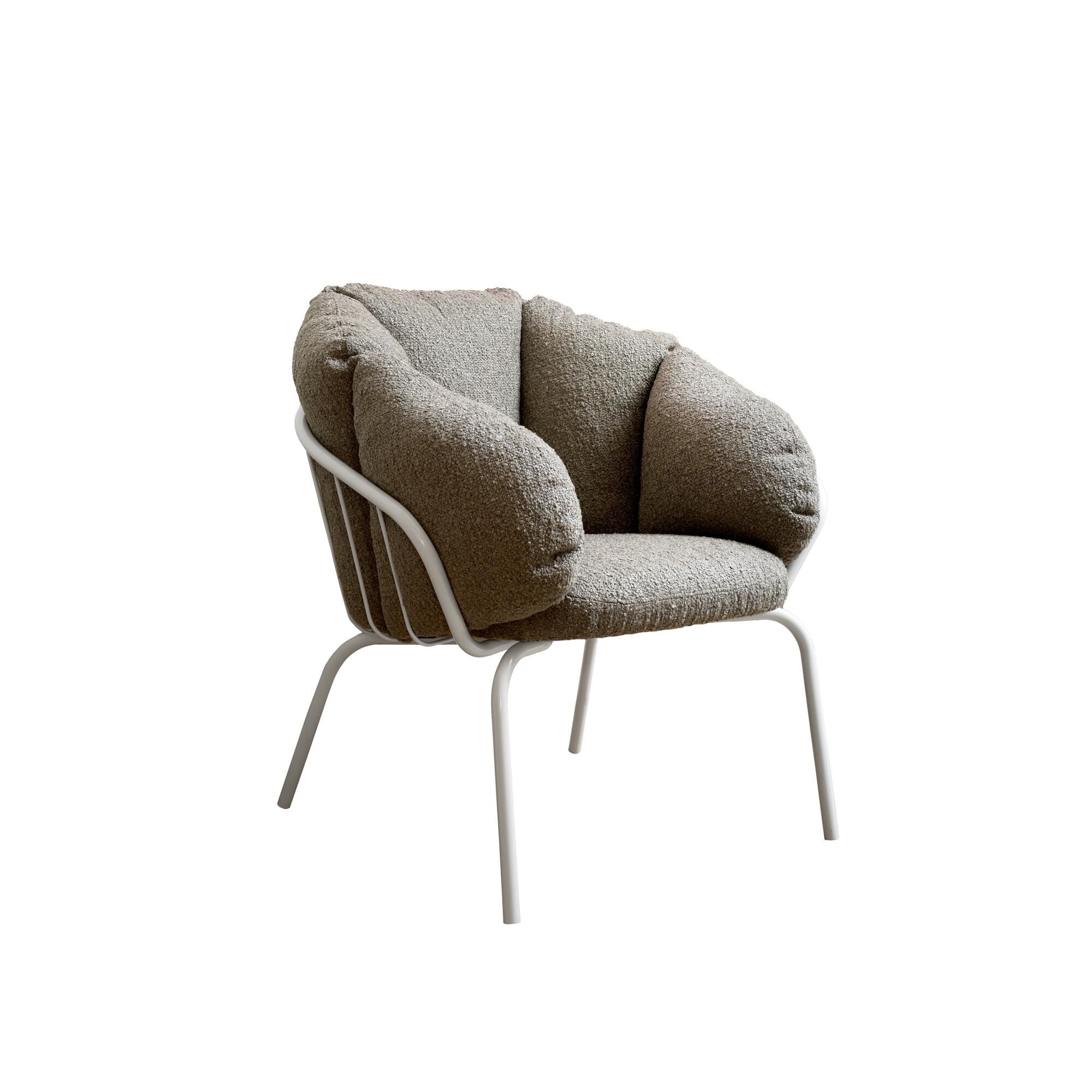 Same Easy Lnestol Hvid/Taupe
