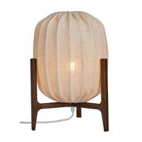 Prisma 25 Table Lamp Dark Ash/Natural