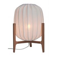 Prisma 25 Table Lamp Oak/ White