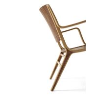 AX HM11 Sessel mit Armlehnen Walnuss/ Lackierte Eiche