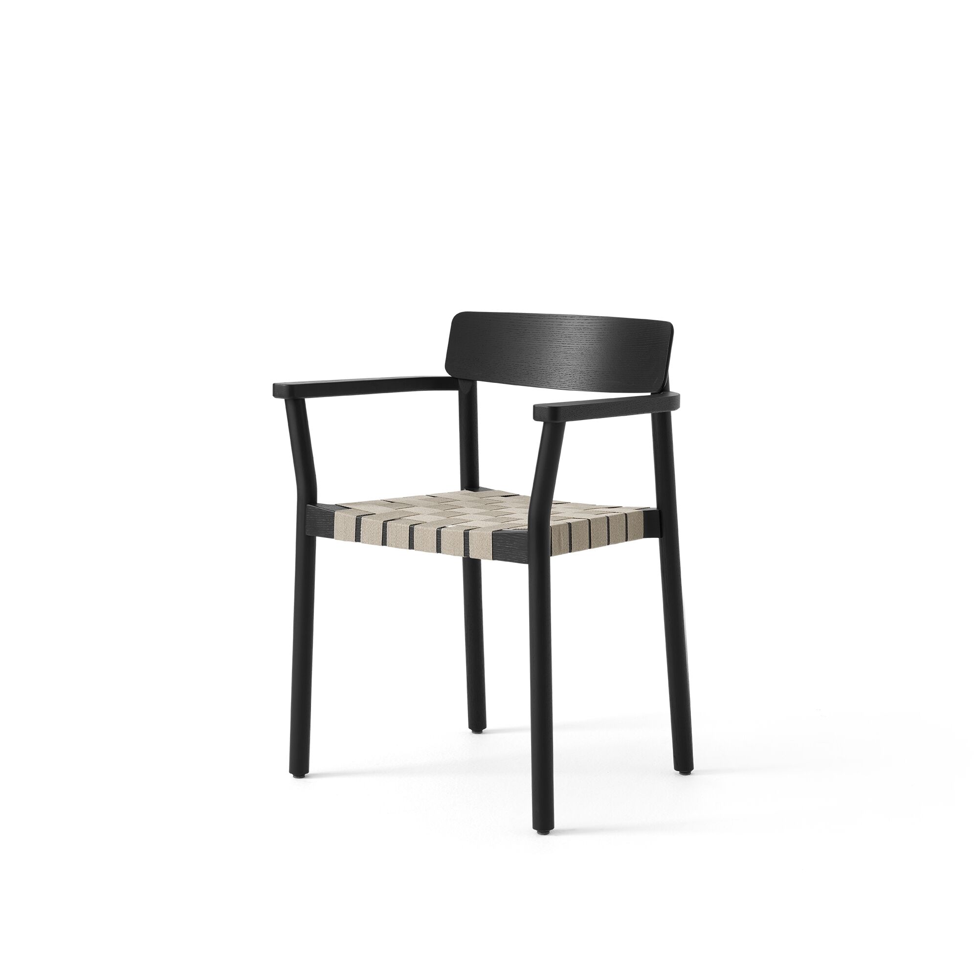 Betty TK9 Spisebordsstol Med Armln Sort/Natural