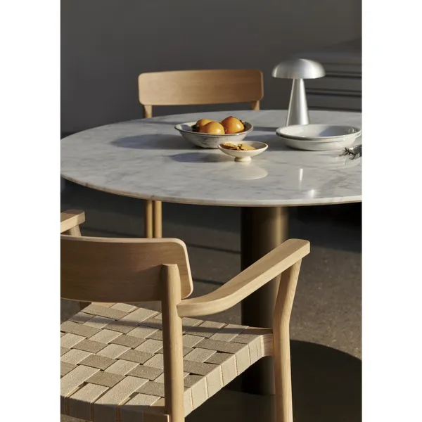 Betty TK9 Dining Chair With Armrests Oak/Natural