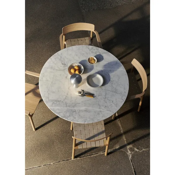 Betty TK9 Dining Chair With Armrests Oak/Natural